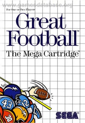 Cover Great Football for Master System II